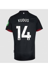 West Ham United Mohammed Kudus #14 Voetbaltruitje Uit tenue 2024-25 Korte Mouw